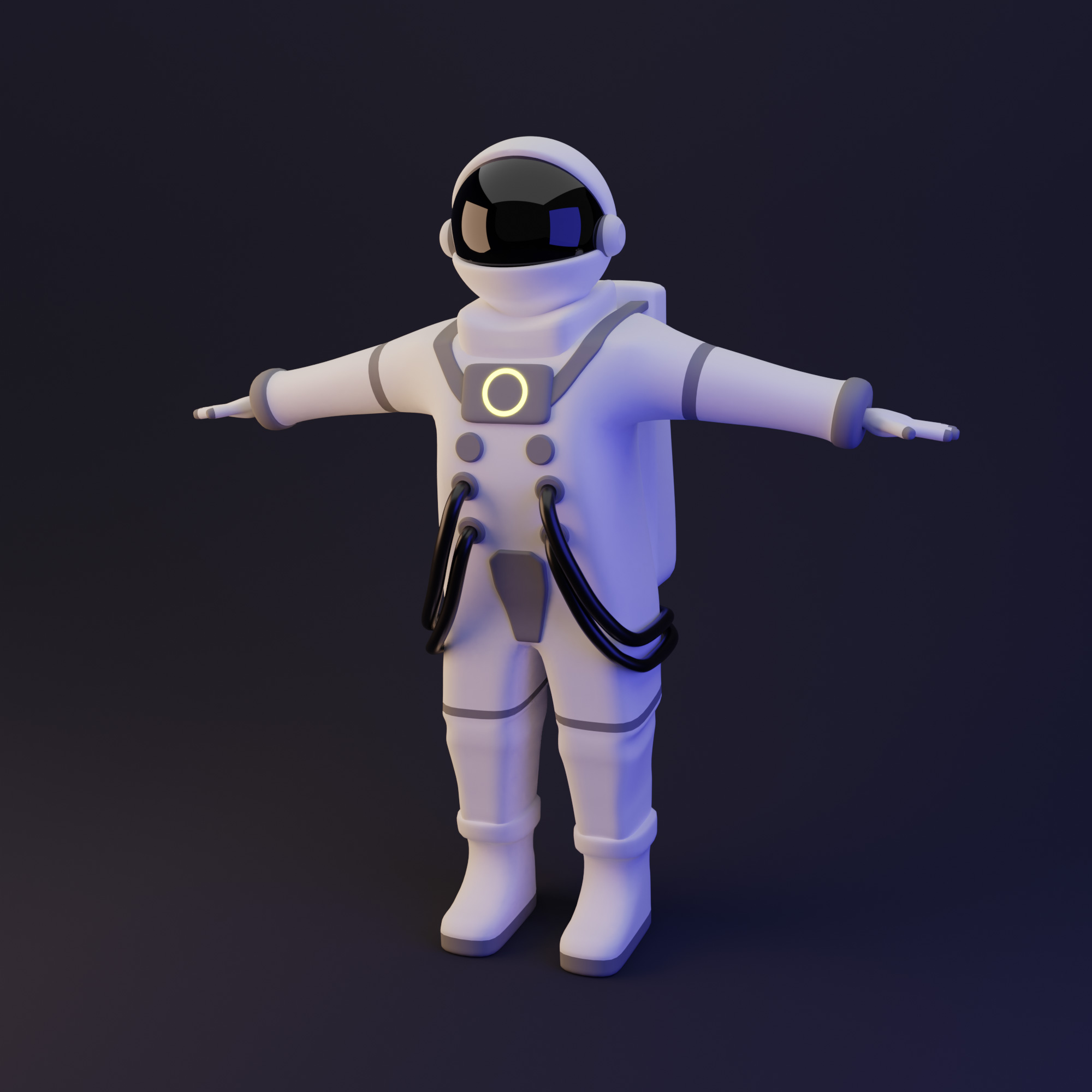 Astronaut in 3D